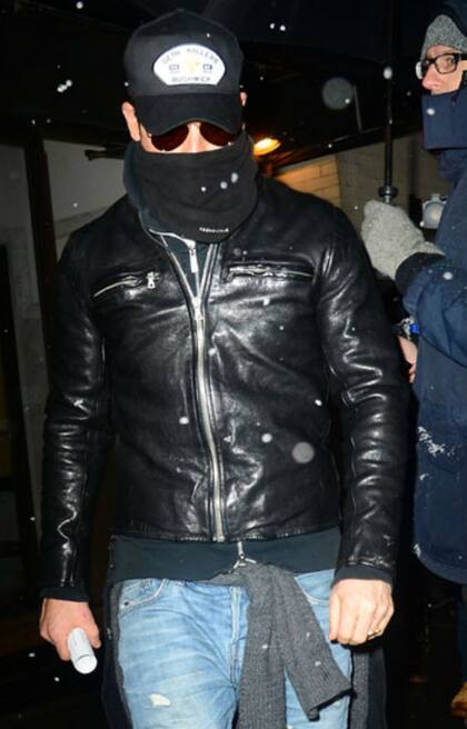 Justin Theroux también fue a apoyar a la familia de Philip Seymour Hoffman