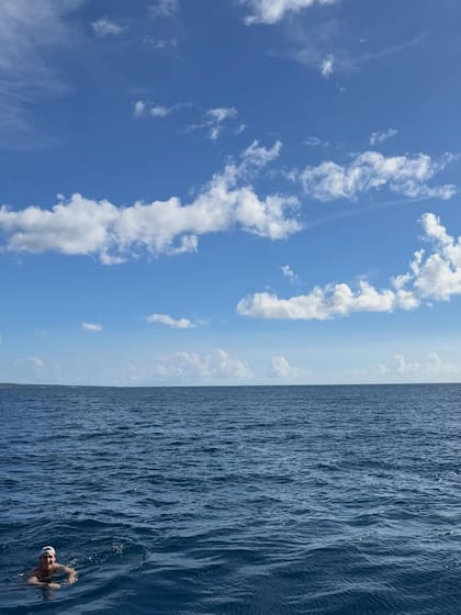 Justin Trudeau en medio de la inmensidad del mar (Posteo de @katyperry en Instagram)