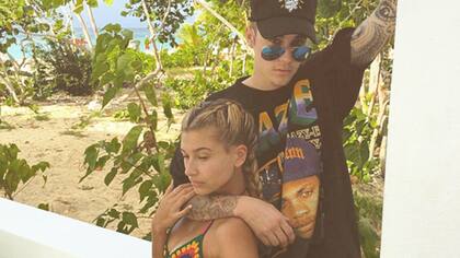 Justin y su novia modelo