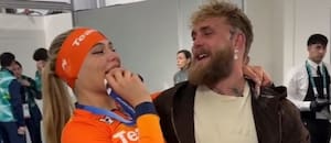 Hizo el récord olímpico y emocionó a su novio, Jake Paul: la patinadora que brilla en las pistas y en las redes