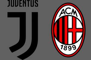 Juventus y Milan empataron 1-1 en la Serie A de Italia