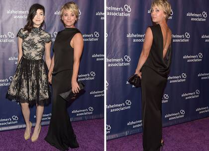 Kaley y su hermana Briana causaron sensación en un evento de beneficencia