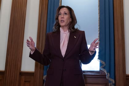 Kamala Harris firmó un contrato editorial estimado en US$20 millones, para escribir un libro sobre su paso por la Casa Blanca,. (AP Foto/Jose Luis Magana)