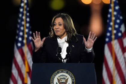 Kamala Harris realizó su cierre de campaña en Washington, frente a la Casa Blanca (Photo by Kent Nishimura / GETTY IMAGES NORTH AMERICA / Getty Images via AFP)