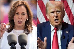 Kamala Harris y Donald Trump, candidatos presidenciales de estas elecciones 2024 en EE.UU. (AP Foto/Charles Rex Arbogast)