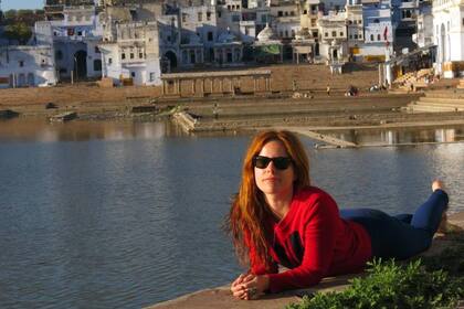 Kämpfer y su tiempo de relax en la India