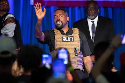 Kanye West, en julio pasado cuándo se lanzó como candidato a presidente de los Estados Unidos