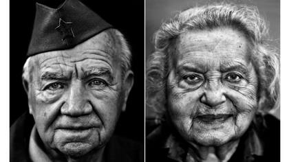 Kapun Alojze, esloveno, apodado Andrej (izq.) y Lise London, francesa