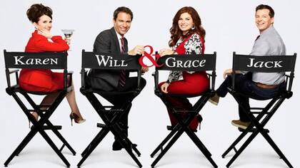 Karen (Megan Mullally); Will (Eric McCormack); Grace (Debra Messing); y Jack (Sean Hayes); listos para volver a la pantalla