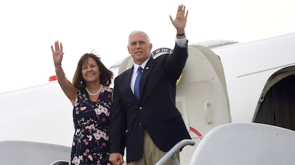 Karen Pence, la esposa del vicepresidente de EEUU