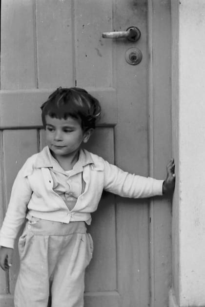 Karim Makarius de niño, retratado por su padre