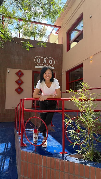 Karina Gao y su nueva restaurante, Gao