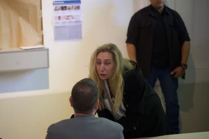 Karina Milei acompañó a su hermano a votar