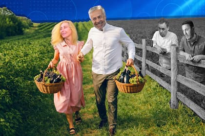 Karina Milei, Alfredo Cornejo, Luis Petri y Manuel Adorni