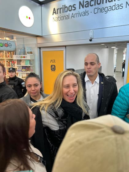 Karina Milei con Romina Diez en Rosario