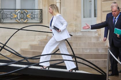 Karina Milei, en París