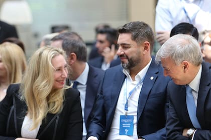 Karina Milei en la actividad de la FIFA