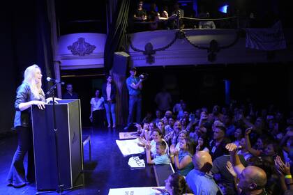 Karina Milei: “La casta está muy nerviosa porque ven que está saliendo bien, y eso quiere decir que no vuelven más”.