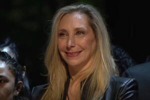 Karina Milei, secretaria general de Presidencia en el acto de Javier Milei en Parque Lezama