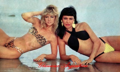 Karina Rabolini y Susana Romero, divas en la playa