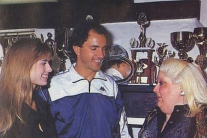 Karina Rabollini, Daniel Scioli y Blanca Curi