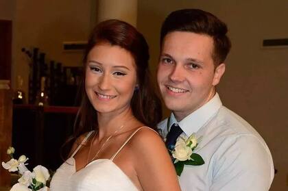 Karina y James se dieron el "sí, quiero" a ocho meses de conocerse