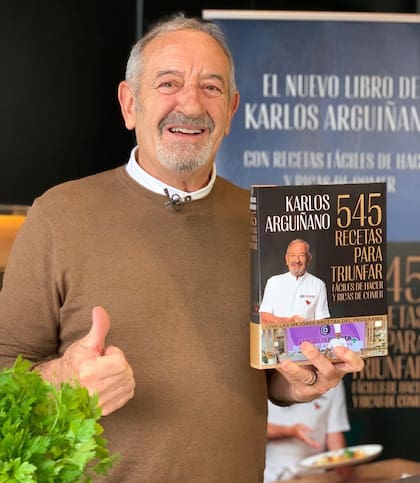 Karlos Arguiñano y el último libro que presentó con sus recetas