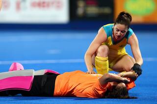 La historia de la foto que conmovió a Aymar tras la eliminación de las Leonas