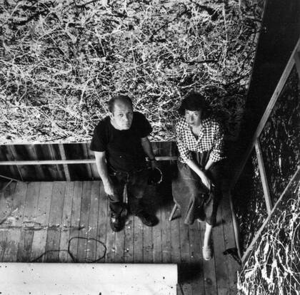 Kassner se enamoró de Pollock, el más celebrado artista del expresionismo abstracto, un hombre atormentado. (Rudolph Burckhardt/Pollock-Krasner Foundation)