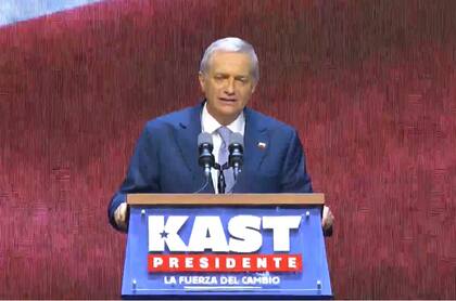 Kast obtuvo más del 58% en la segunda vuelta electoral (Captura: YouTube José Antonio Kast)