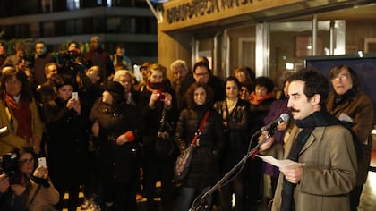 Katchadjian en un acto de apoyo a su libro en 2015