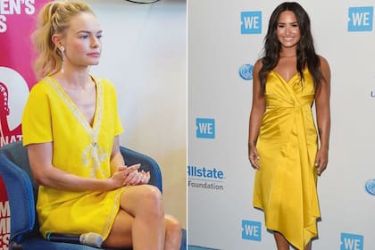 Kate Bosworth, de Miu Miu y Demi Lovato, vestida por Victoria Beckham