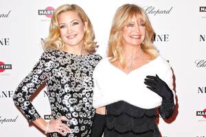 Kate junto a su madre, la famosa actriz Goldie Hawn