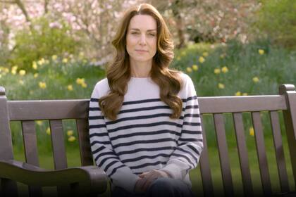 Kate Middleton, en el video con el que anunció que padece cáncer