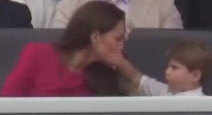 Kate Middleton y el príncipe Louis