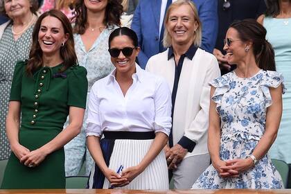 Pippa Middleton, la hermana menor de la duquesa de Cambridge, también fue a ver el partido