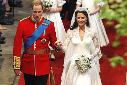 Kate se casó con el príncipe Williams, en lo que fue una de las bodas más impactantes del Reino Unido