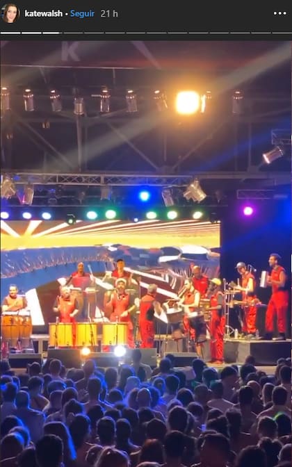 Kate Walsh pasó por el clásico "Lunes Bomba" del Konex.