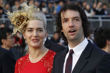 Kate Winslet con su marido, Ned Rocknroll