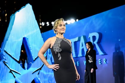 Kate Winslet en la premiere de Avatar: el camino del agua realizada en Londres