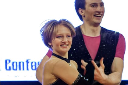 Katerina, la supuesta hija mayor de Putin, durante una competencia de baile en Polonia, en 2014