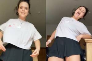Katey Bridges se graba para TikTok pero luego sufre una lesión