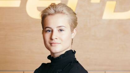 Katharina Andresen, hermana de Alexandra, un año mayor que ella. También comparte la fortuna familiar