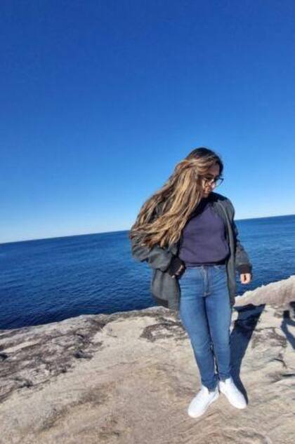 Katherine Sandoval el día de la tragedia. Para su familia esta es una fotografía muy valiosa
Foto: Cortesía de la familia