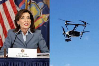 Kathy Hochul anunció mayor control de drones de uso ilegal de cara a la Copa Mundial de la FIFA 2026