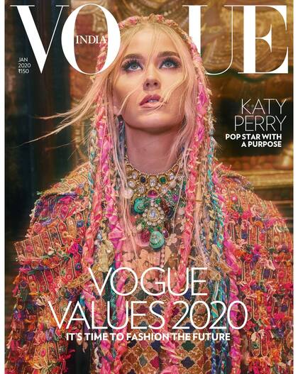 Katy Perry posó para Vogue India y habló sobre su lucha contra la depresión
