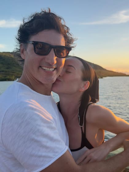 Katy Perry y Justin Trudeau, muy enamorados (Posteo de @katyperry en Instagram)
