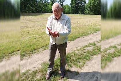 Kazimierz Janikowski fue testigo de la matanza y ayudó a los investigadores a localizar el lugar