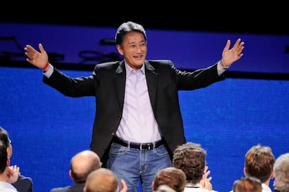 Kazuo Hirai, presidente de Sony, durante la presentación de su empresa en la E3