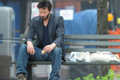 La imagen del actor que las redes bautizaron "Sad Keanu"